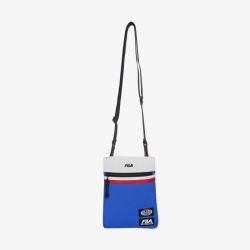 Fila Speedy Logo - Miesten Olkalaukku - Valkoinen | FI-86930